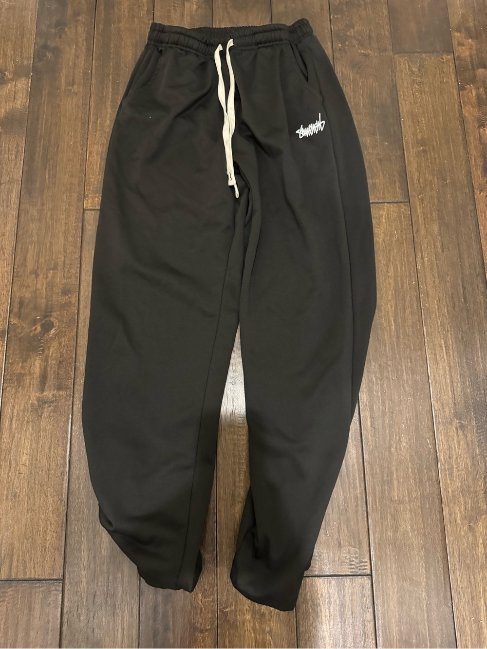 Black Men's Jogger Sweatpants with Drawstring
